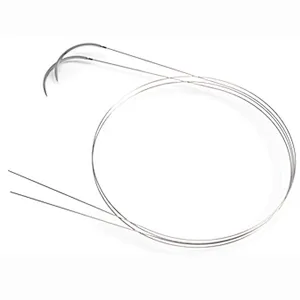 Nickel-titanium memory alloy sutures