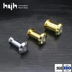 Hot Selling Hotel Wooden Room Brass Door Viewer