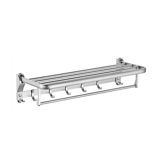 Bathroom set Towel rack folding towel rack stainless steel bathroom shelf Bathroom pendant set