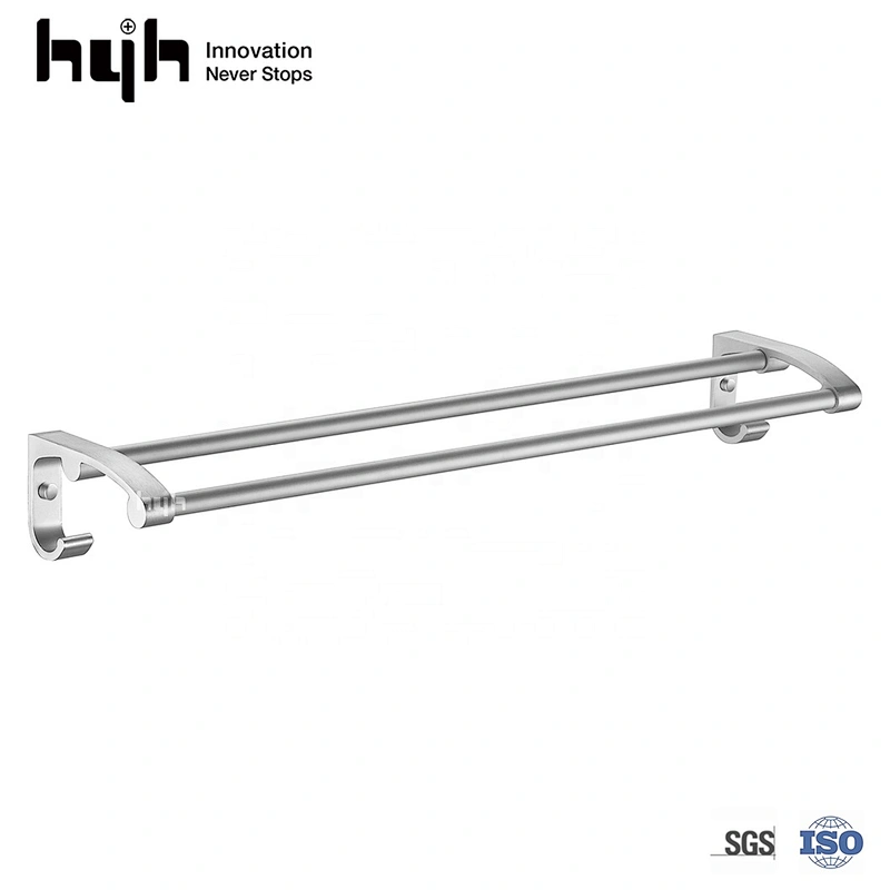 Perforated Space-Free Aluminum Towel Rack Toilet Bathroom Bathroom Hardware Pendant Set