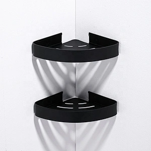 Aluminium Bathroom Accessories Black Modern Washroom Pendant Set