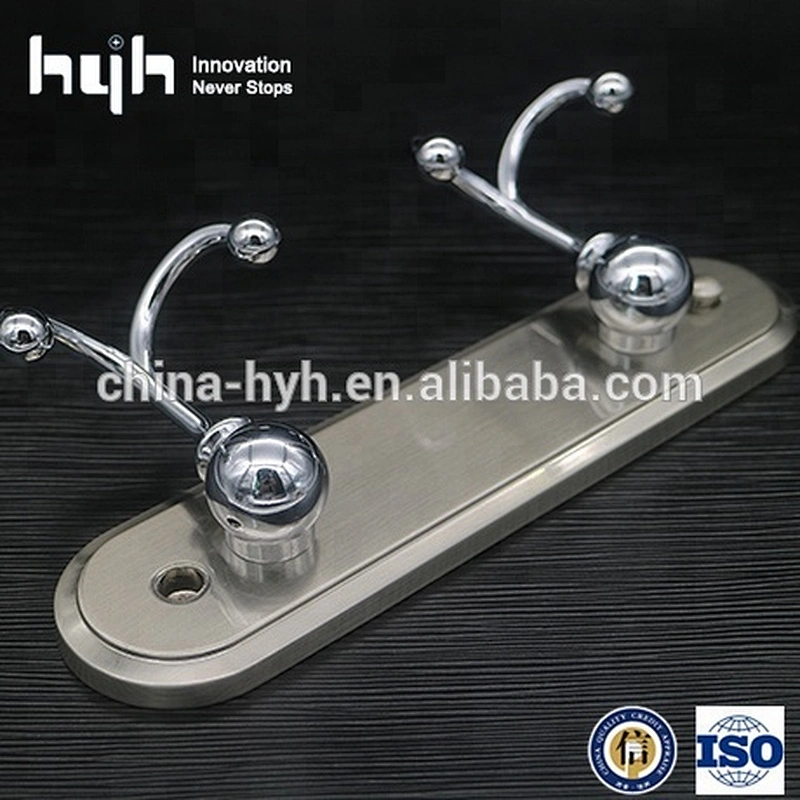 High Quality Clothes Double Clothes Hook in Zinc Alloy