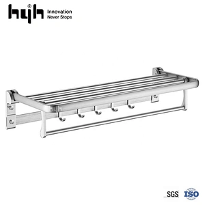 Bathroom hardware pendant set bathroom space aluminum folding pendant bathroom