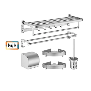 High Ending Hotel Bathroom Accessories Sets Hardware Pendant 5 Piece Combination Set