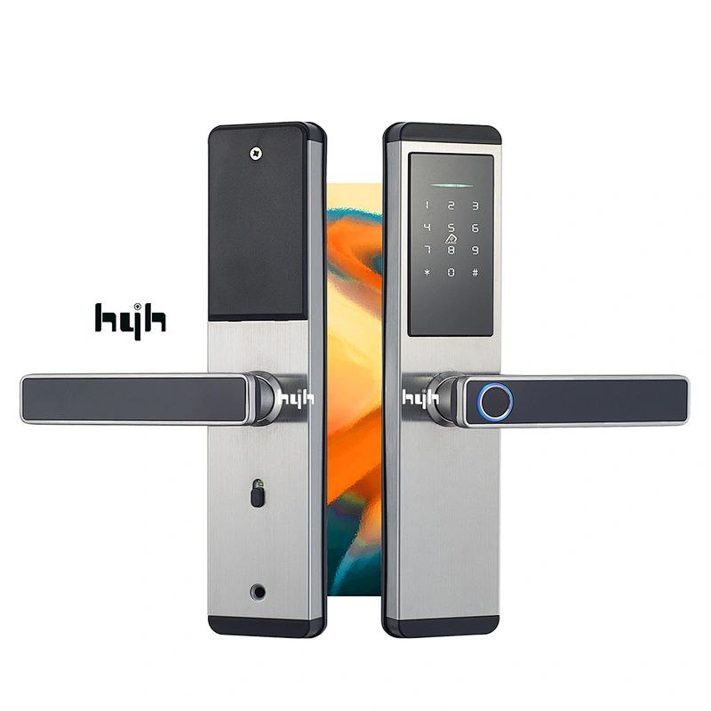 Stainless Steel Fingerprint Wifi Apartment Intelligent Password Door Lock