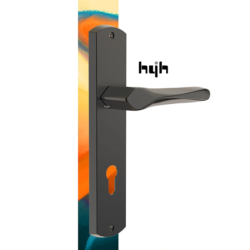 Hot Sales Zinc Alloy Easy To Install Brushed Good Choice Safe Plate Door Handle