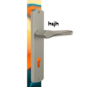 Hot Sales Zinc Alloy Easy To Install Brushed Good Choice Safe Plate Door Handle
