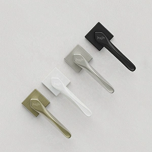 Guangdong-hyh Hot Sale Zinc Alloy Wooden Door Lock Handle, Interior Door Handle Black For Home Doors