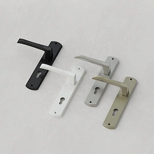 Guangdong-hyh Hardware South America Zinc High Quality Polish Chrome Modern Entrance Modern Door Handle