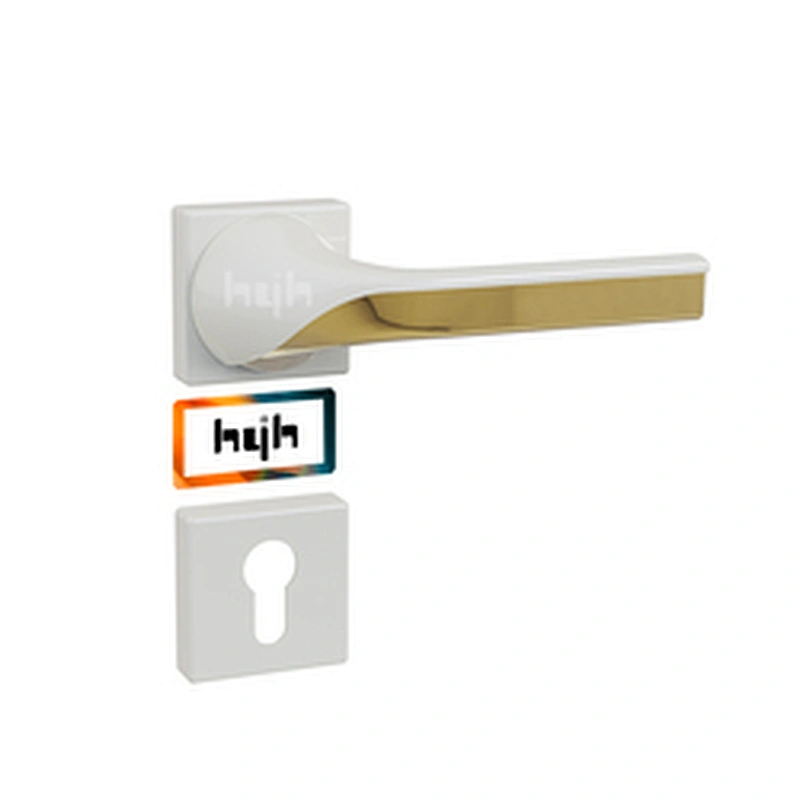 Guangdong-hyh Hardware Wooden Modern Interior  Door Handle black door handle