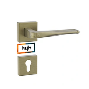 Guangdong-hyh Modern Stylish Design Zinc Security Quality Wooden Interior Door Handle Front Door Handles Wholesale For Door