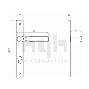hyh Curve Door Lever In Sri Lanka