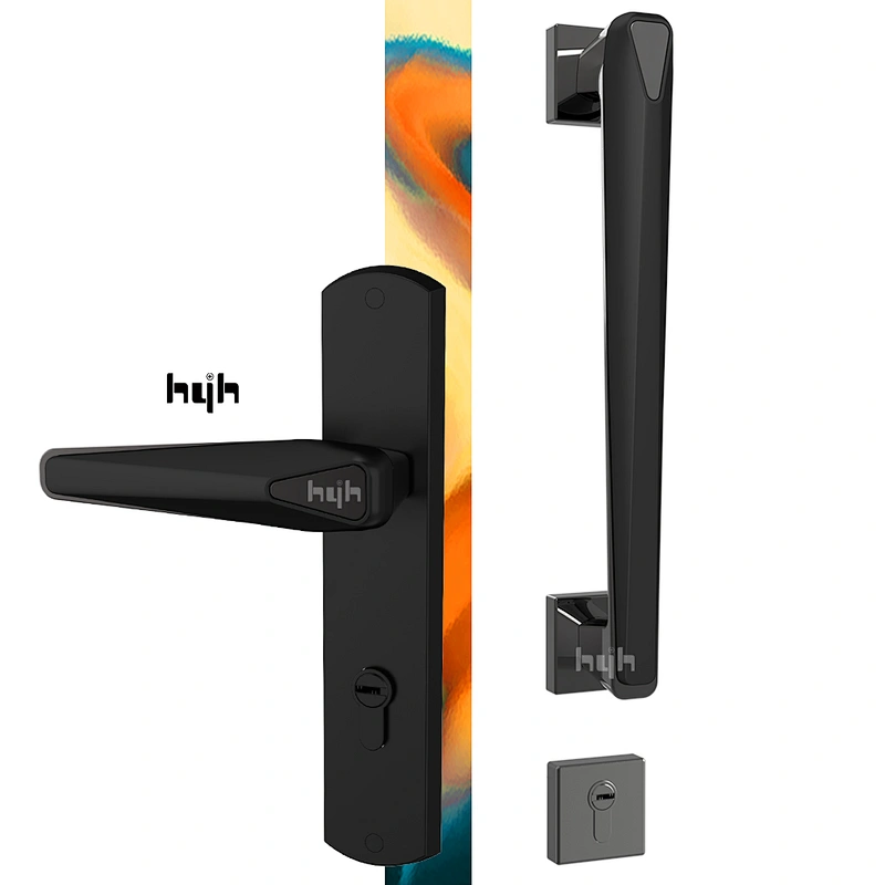 New Italy Style Zamak Double Open Glass Door Sliding Door Pull Handles