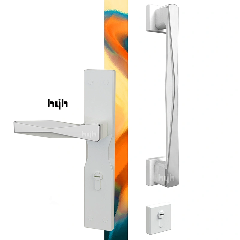 Fancy Design Zinc Commercial Door Pull Handles For Villa Main Door