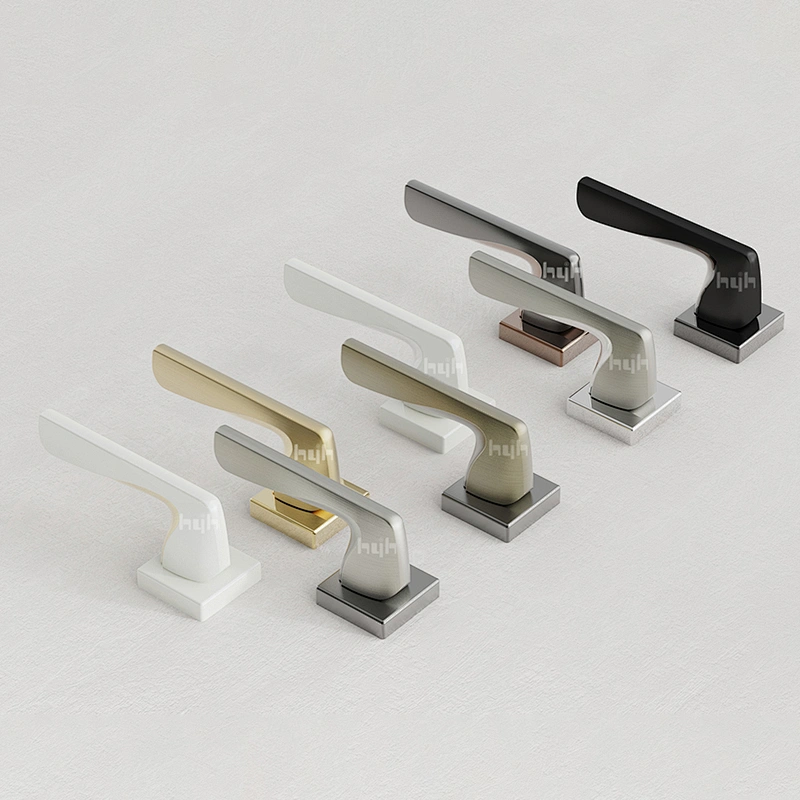 New Patent Zinc Villa Rosette Passage Door Handle
