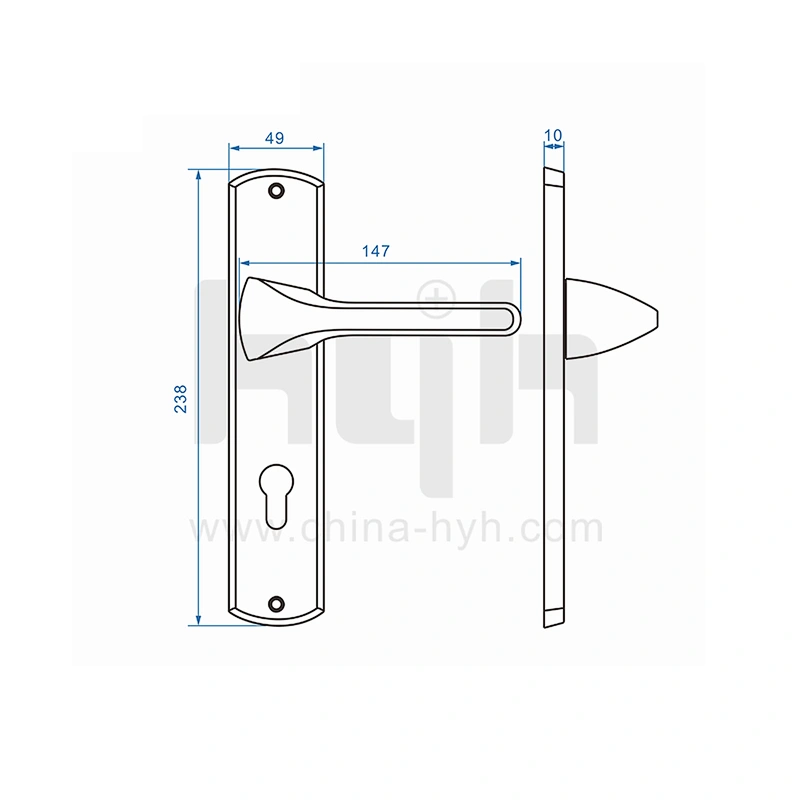 hyh Elegant European Interior Door handle