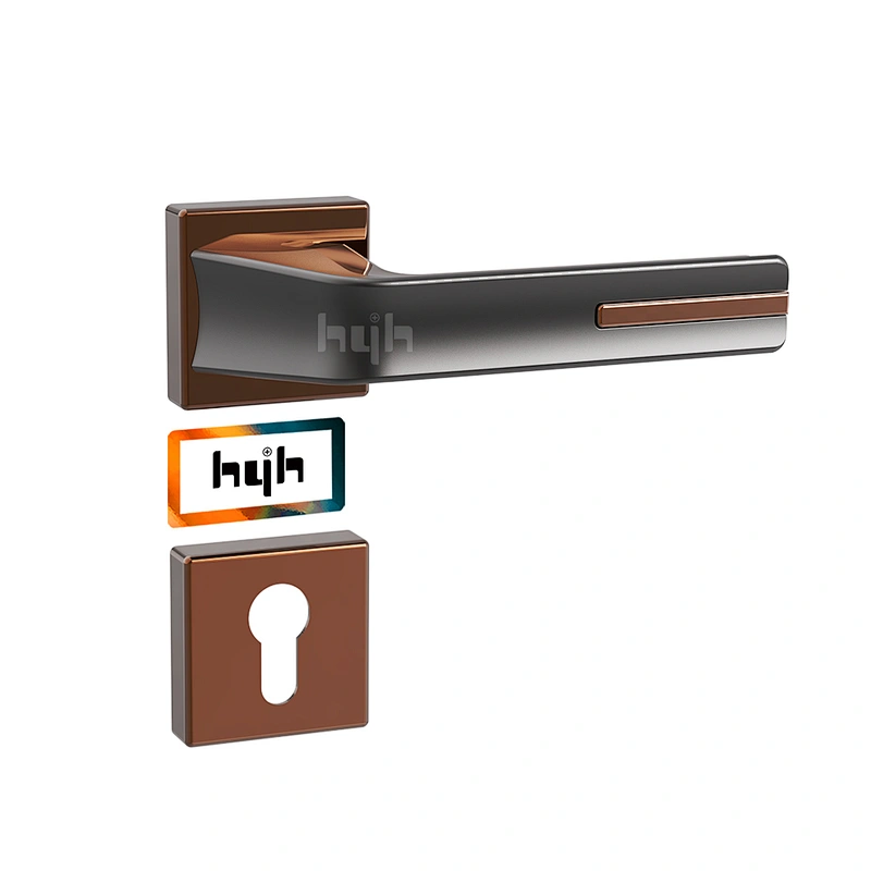 hyh Original New Fashion Zinc Alloy Modern Design Door Handle For Room Door