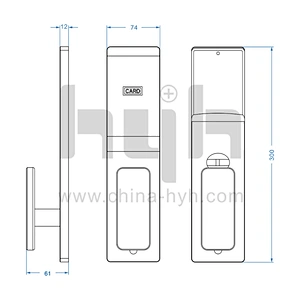 hyh RFID card smart lock for hotel
