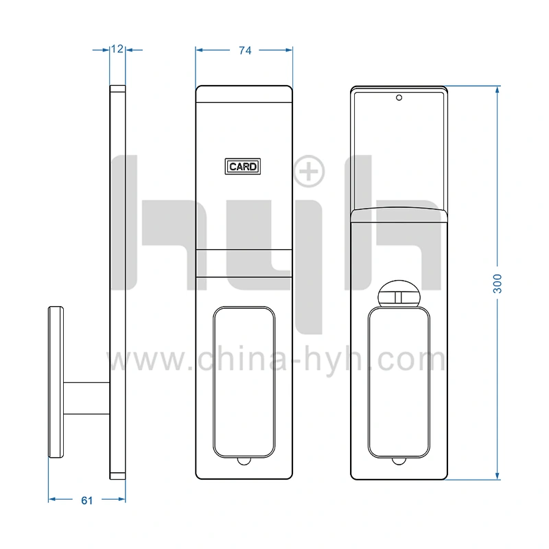 hyh RFID card smart lock for hotel