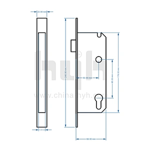 hyh Digital Password Smart Door Lock