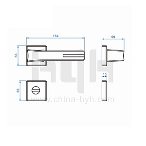 Zinc Alloy Die Casting Advanced Security Door Lock