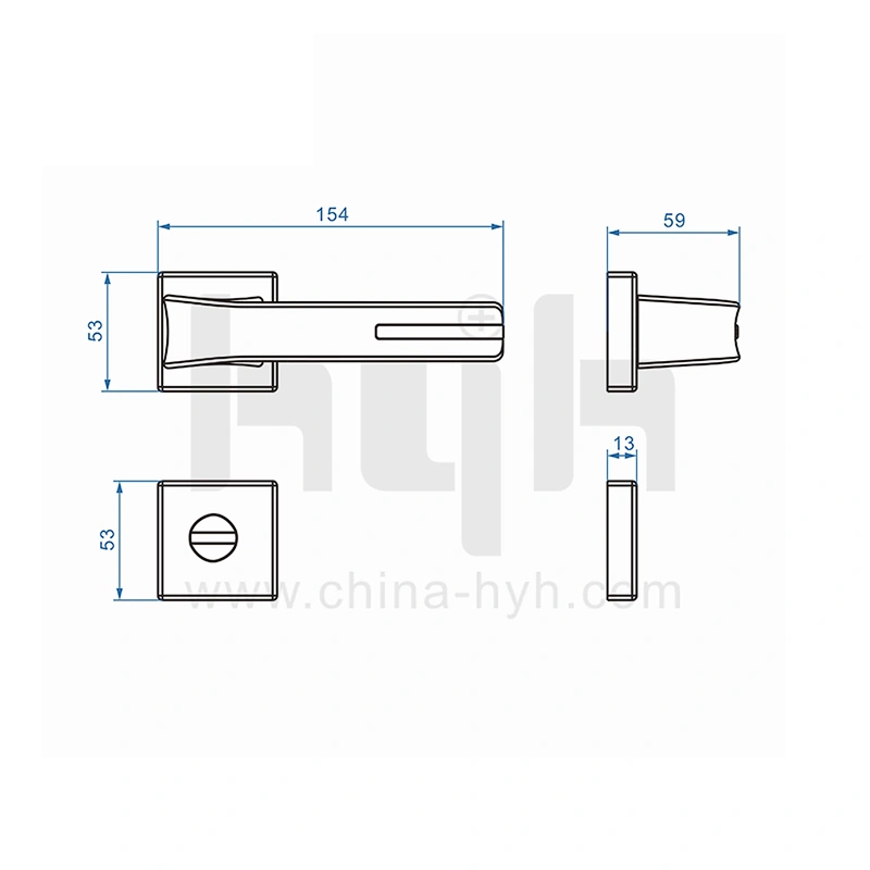 Zinc Alloy Die Casting Advanced Security Door Lock