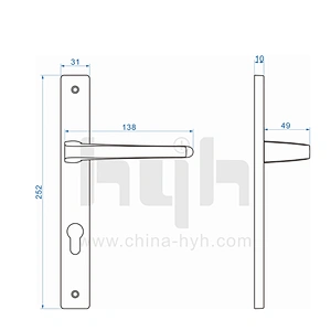 hyh lever Door Handle European