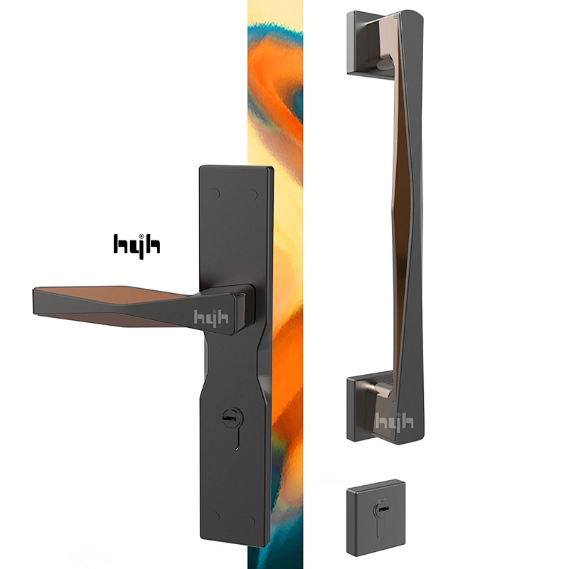 Fancy Design Zinc Commercial Door Pull Handles For Villa Main Door