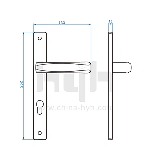 hyh Classical Zinc Alloy Door Handle