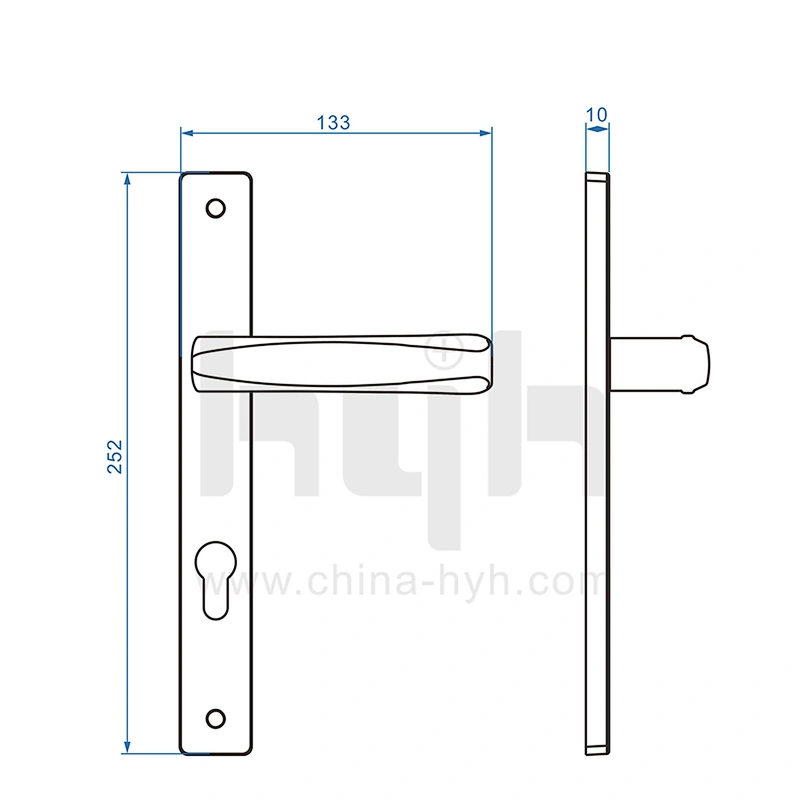 hyh Classical Zinc Alloy Door Handle