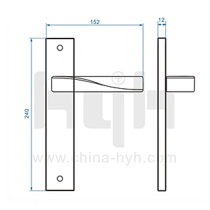 hyh Design Zinc Alloy Commercial Door Mortise Lock
