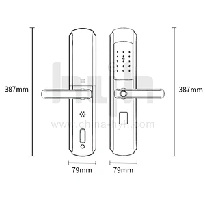 hyh TTLock app control smart door lock