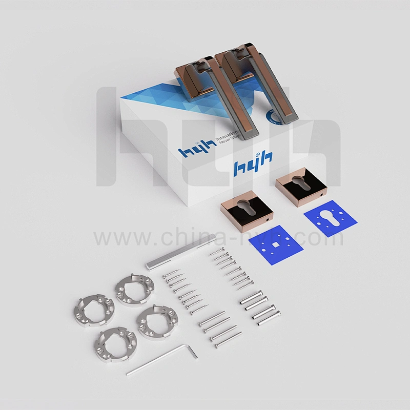 New Patent Zamak Villa Wooden Room Door Handle