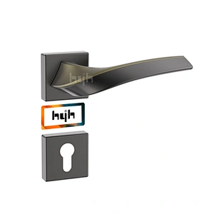 hyh Zinc Alloy Modern Style Outside Golden Door Handle For Door