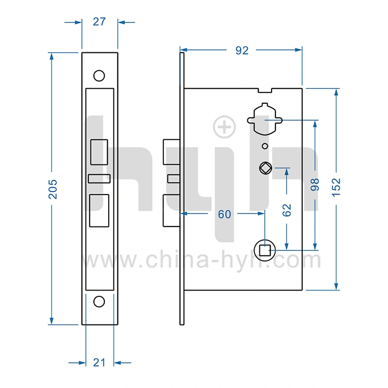 hyh digital password unlock door lock for hotel