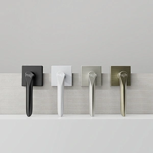 Hot Sale Heavy Duty Zamak Exterior Door Lever With Lock
