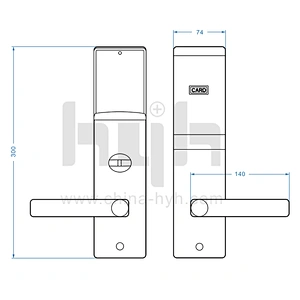 High Quality Hot Selling Aluminium Material Smart Keyless Door Lock