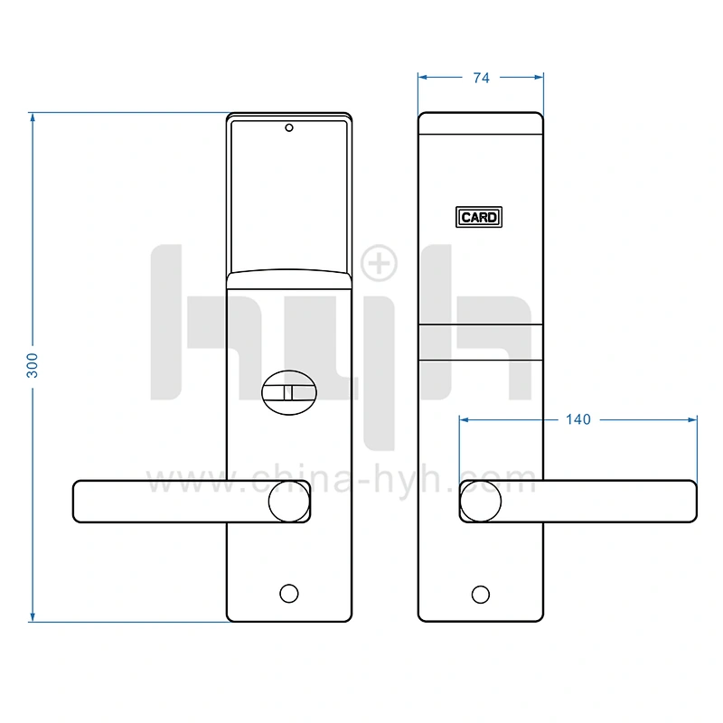 High Quality Hot Selling Aluminium Material Smart Keyless Door Lock