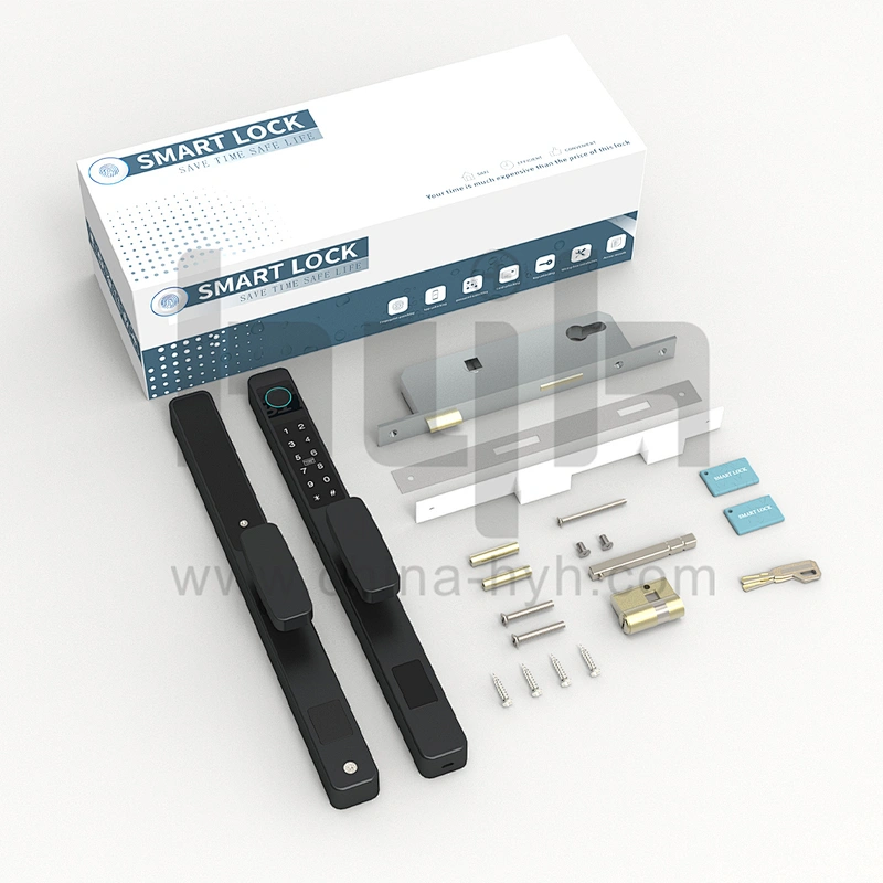 hyh narrow keypad zinc alloy smart door lock