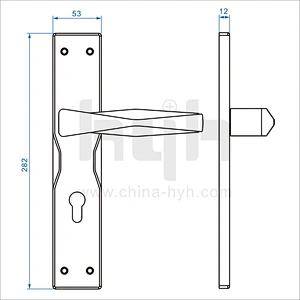 Fancy Design Zinc Commercial Door Pull Handles For Villa Main Door