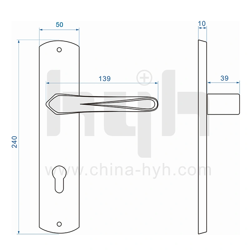 European Hardware Best Brand Lock Door Handle For Morocco