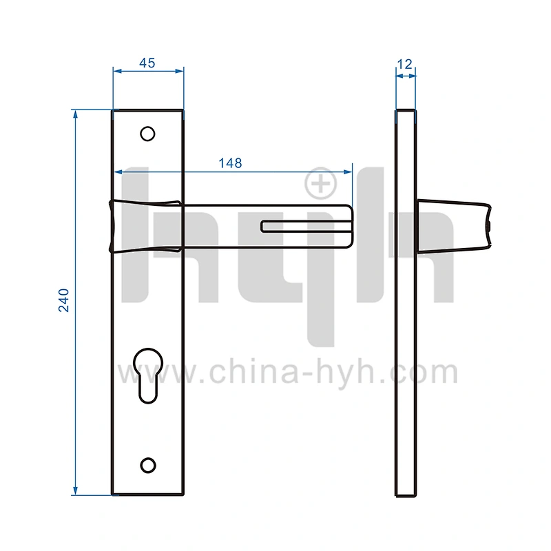 Fancy Zinc Alloy Hotel Entrance Glass Door Gate Pull Handle For Bank or Hotel Lobby Door