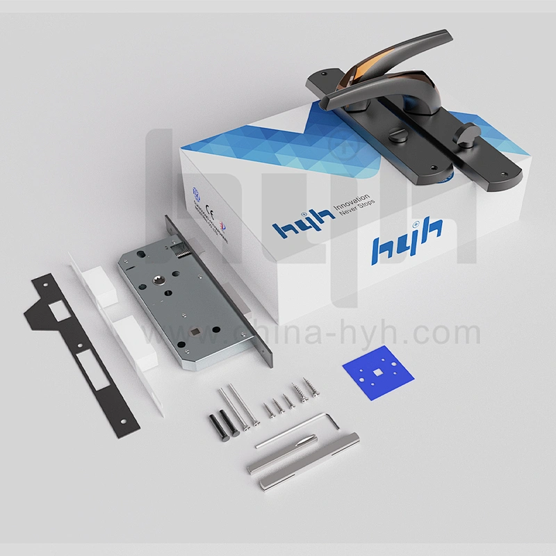 hyh Patent Design European Easy to Install Door Locks With Rosette