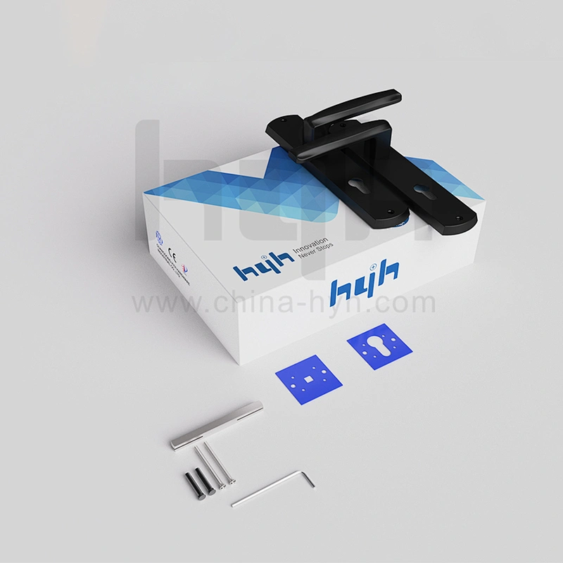 hyh Entrance Rose Italian Zinc Mortise Door Handle