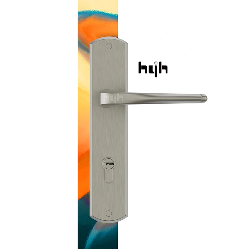Lever Mortise Lock Door Handle For Security Door With Plate Lock