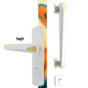 New Italy Style Zamak Double Open Glass Door Sliding Door Pull Handles