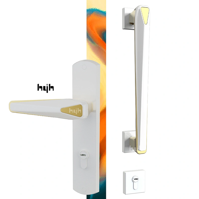 New Italy Style Zamak Double Open Glass Door Sliding Door Pull Handles