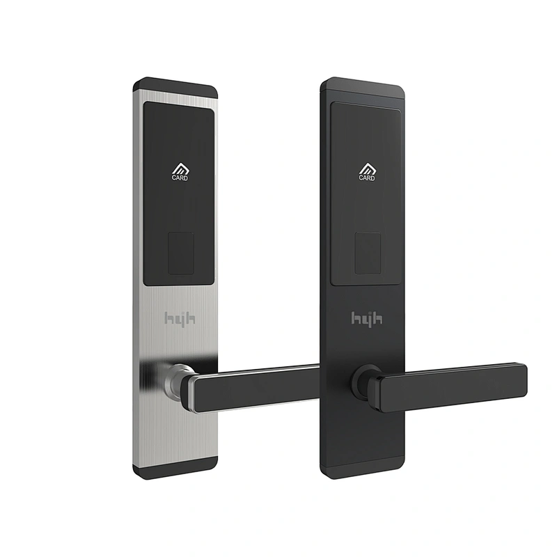 hyh hotel door lock with handle and card access