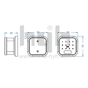 Key Card App Bluetooth Password Fingerprint Digital Home Smart Door Knob Lock