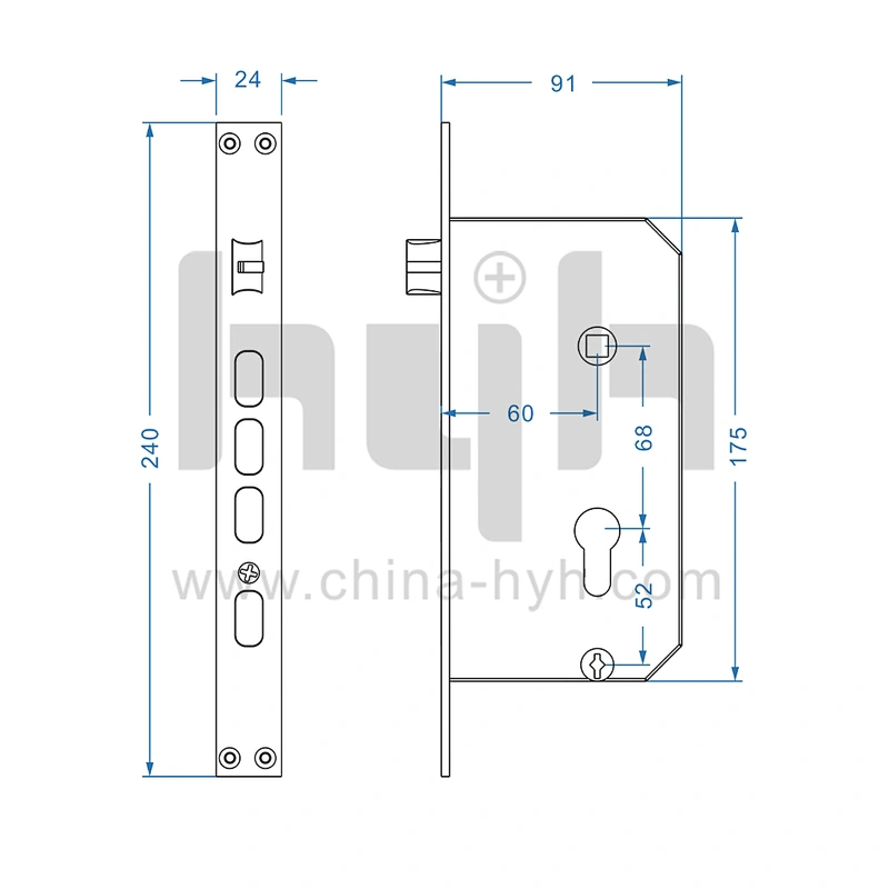 Biometric Password Ttlock Smart Lock Front Door